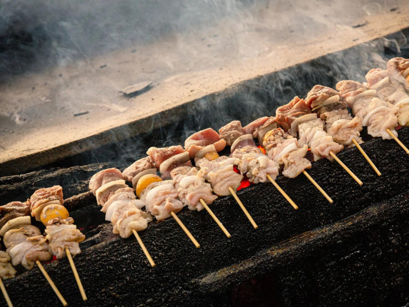 japan festival food yakitori