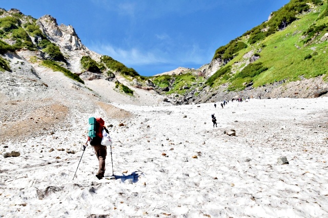 Mount Shirouma’s famous Daisekkei snow field