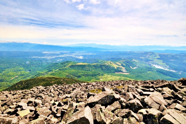 View from the summit of Mount Tateshina.
