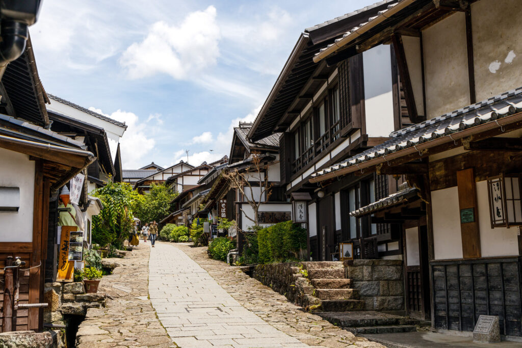 Magomejuku Post Town along the Nakasendo
