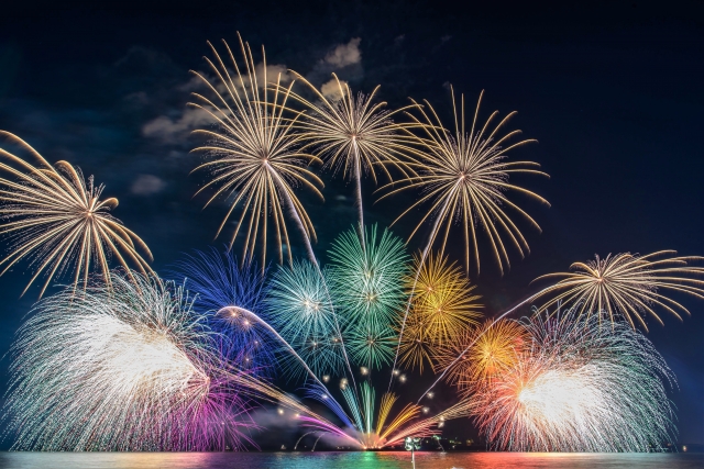 Fireworks in Japan