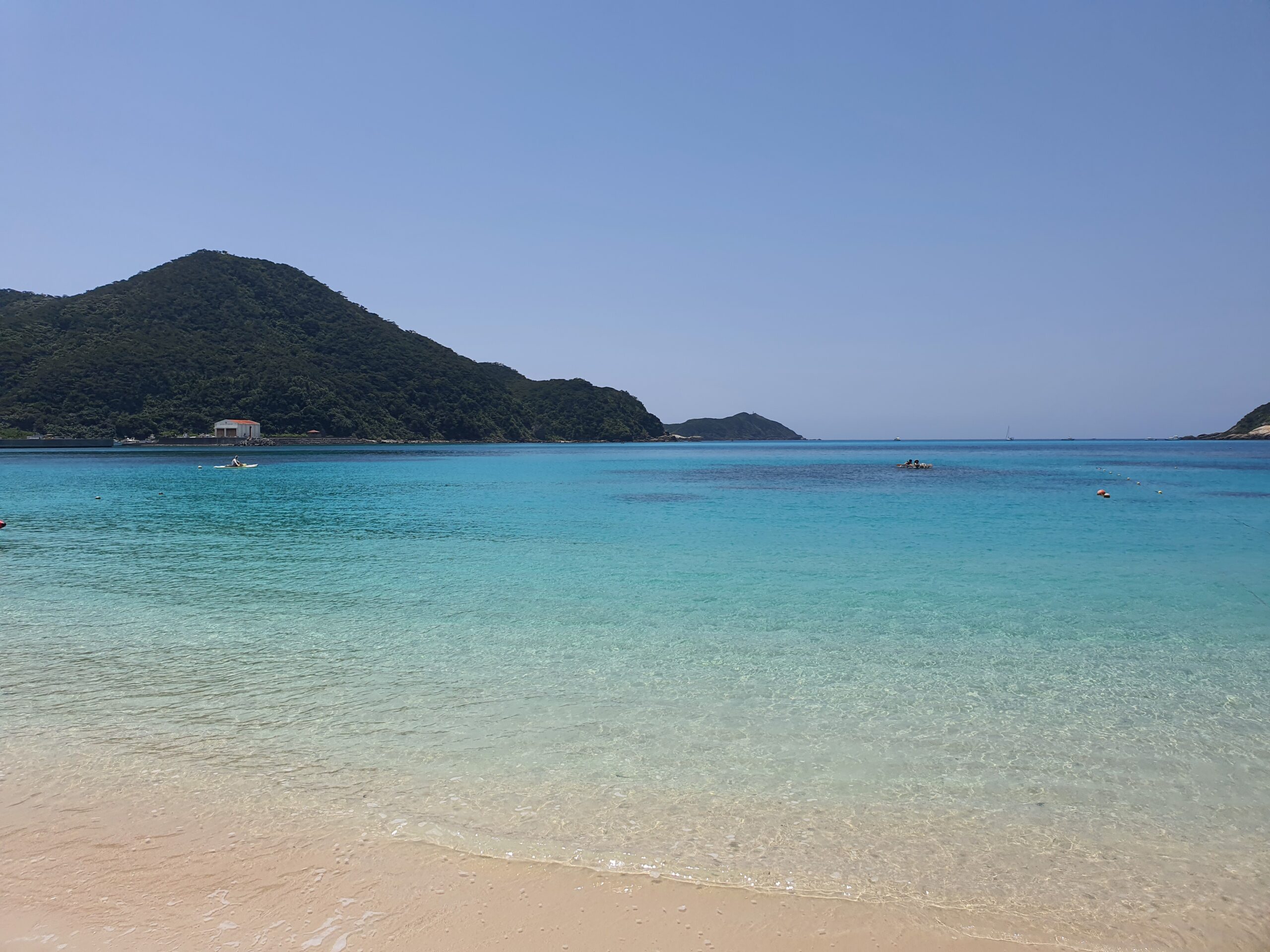 Crystal clear waters of Aharen Beach