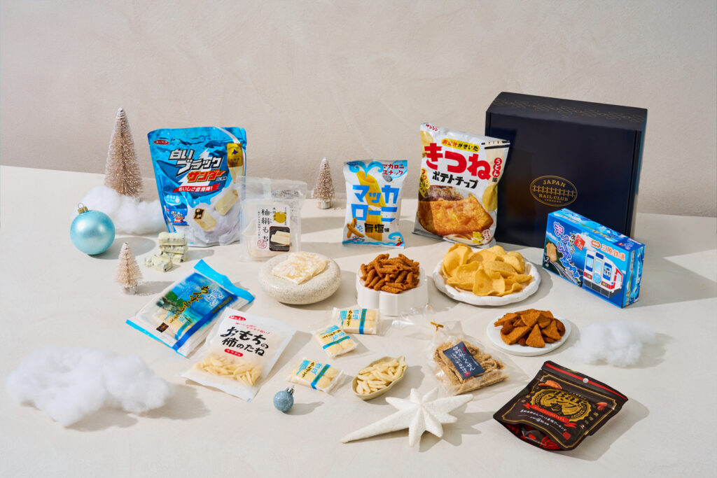 Enjoy “White Winter” with JAPAN RAIL CLUB’s Omiyage Snack Box this December 2024!