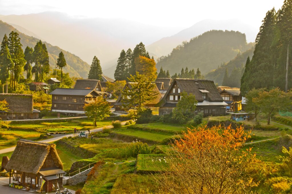 evening_gokayama toyama