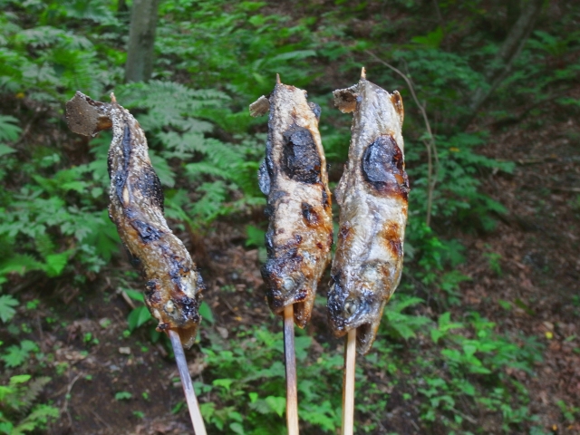 Salt grilled char