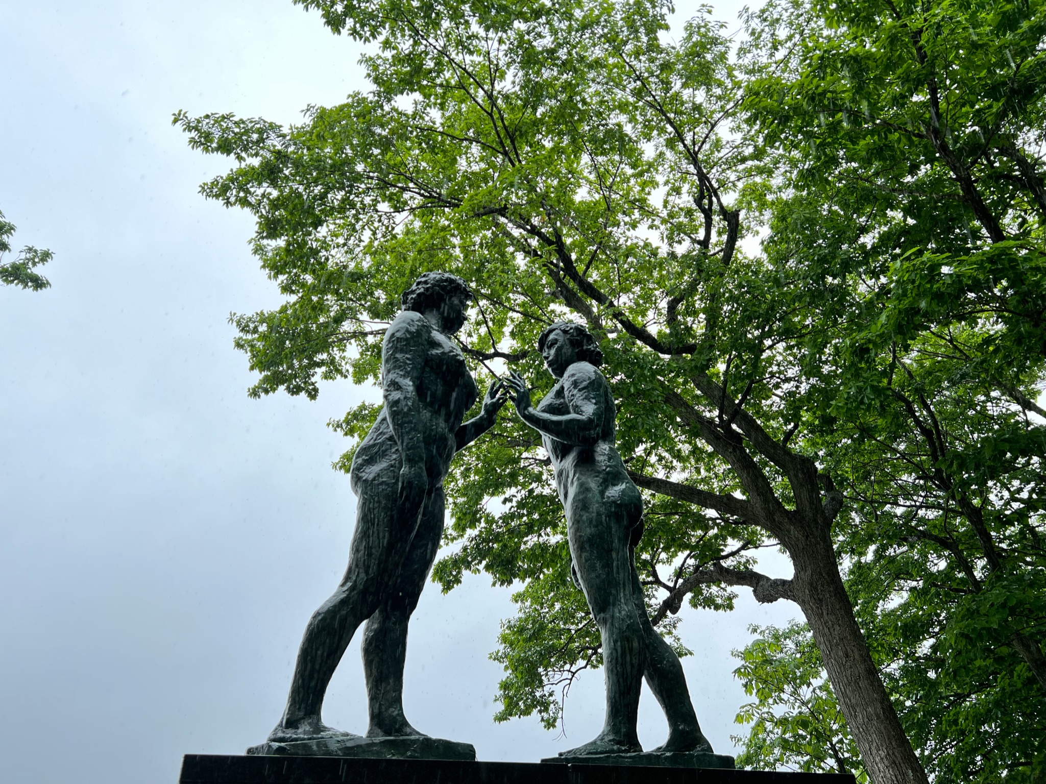 Statue of Maidens at Lake Towada