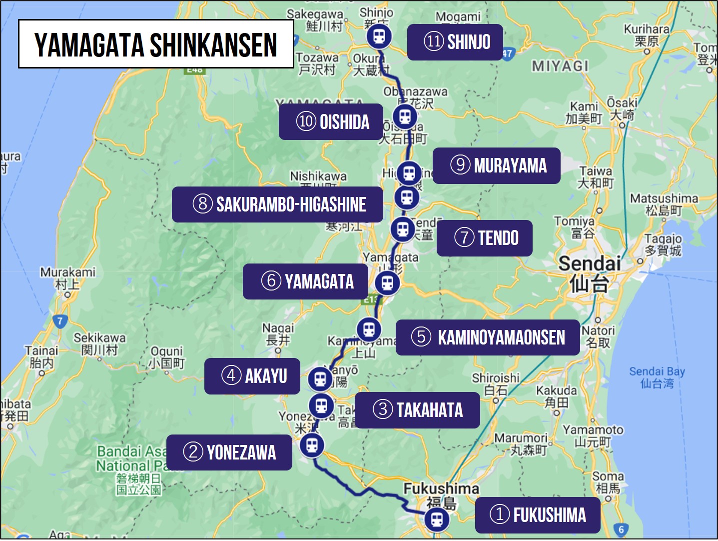 A collection of route maps I've seen over the past year