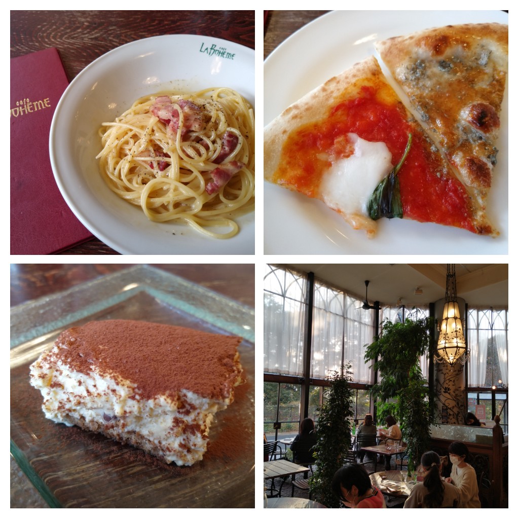 Food at Cafe La Boheme