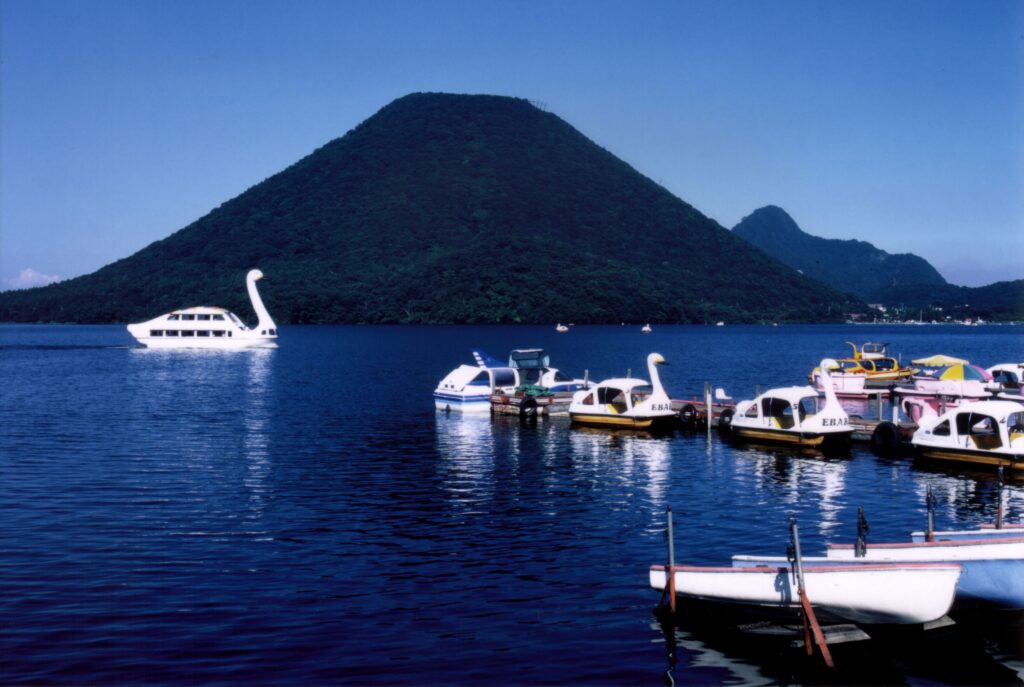Lake Haruna and Mount Haruna