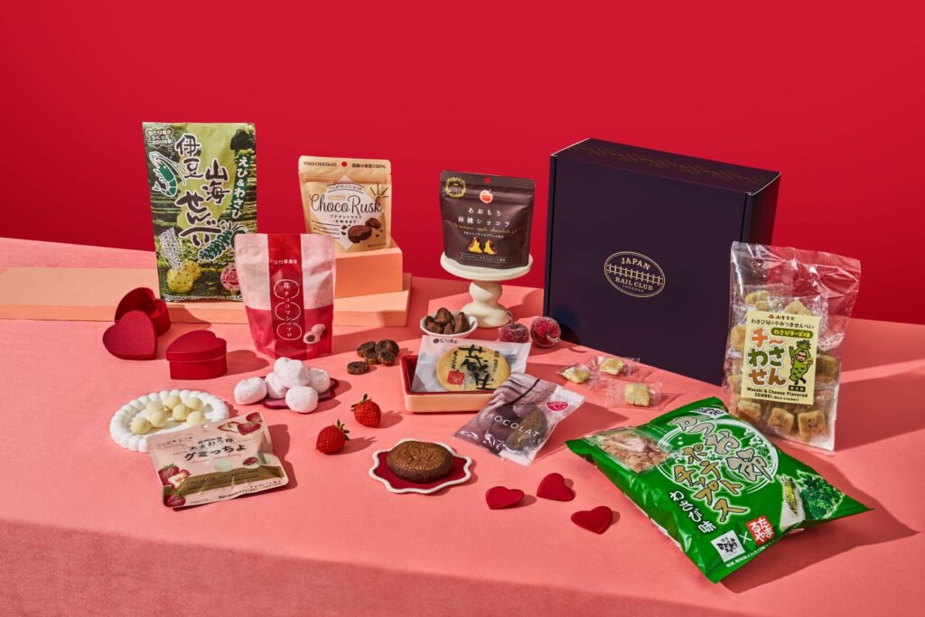 Enjoy “Sweet Escapes” around the Izu Peninsula area this Valentine’s month with JAPAN RAIL CLUB’s Omiyage Snack Box!