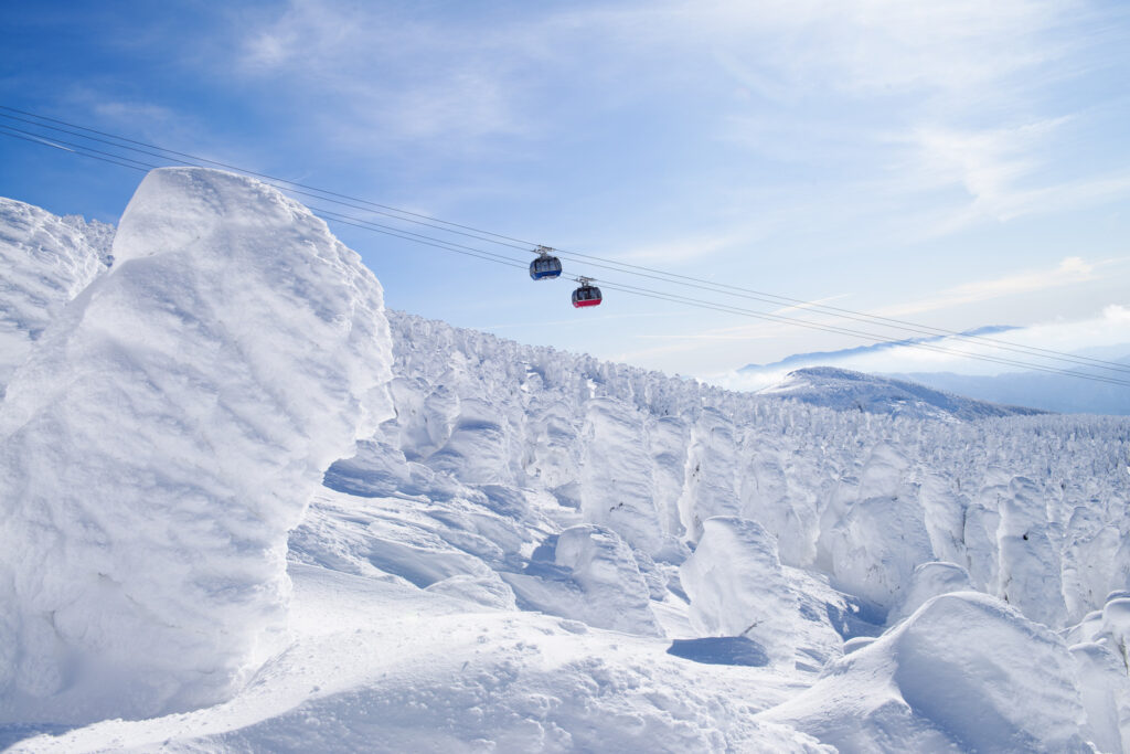 Snow monsters and Zao Ropeway