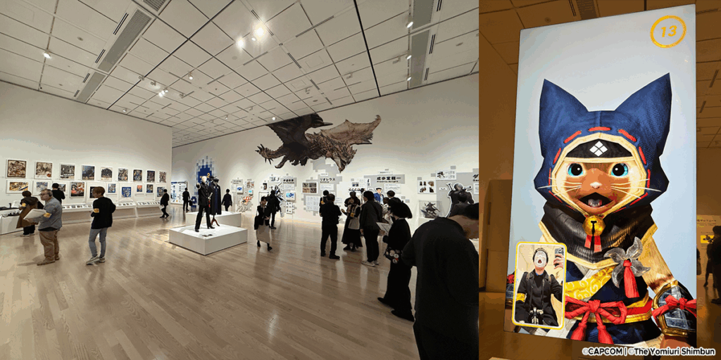 The museum contains illustrations and exhibits on all of Capcom's famous properties, beyond just Monster Hunter.