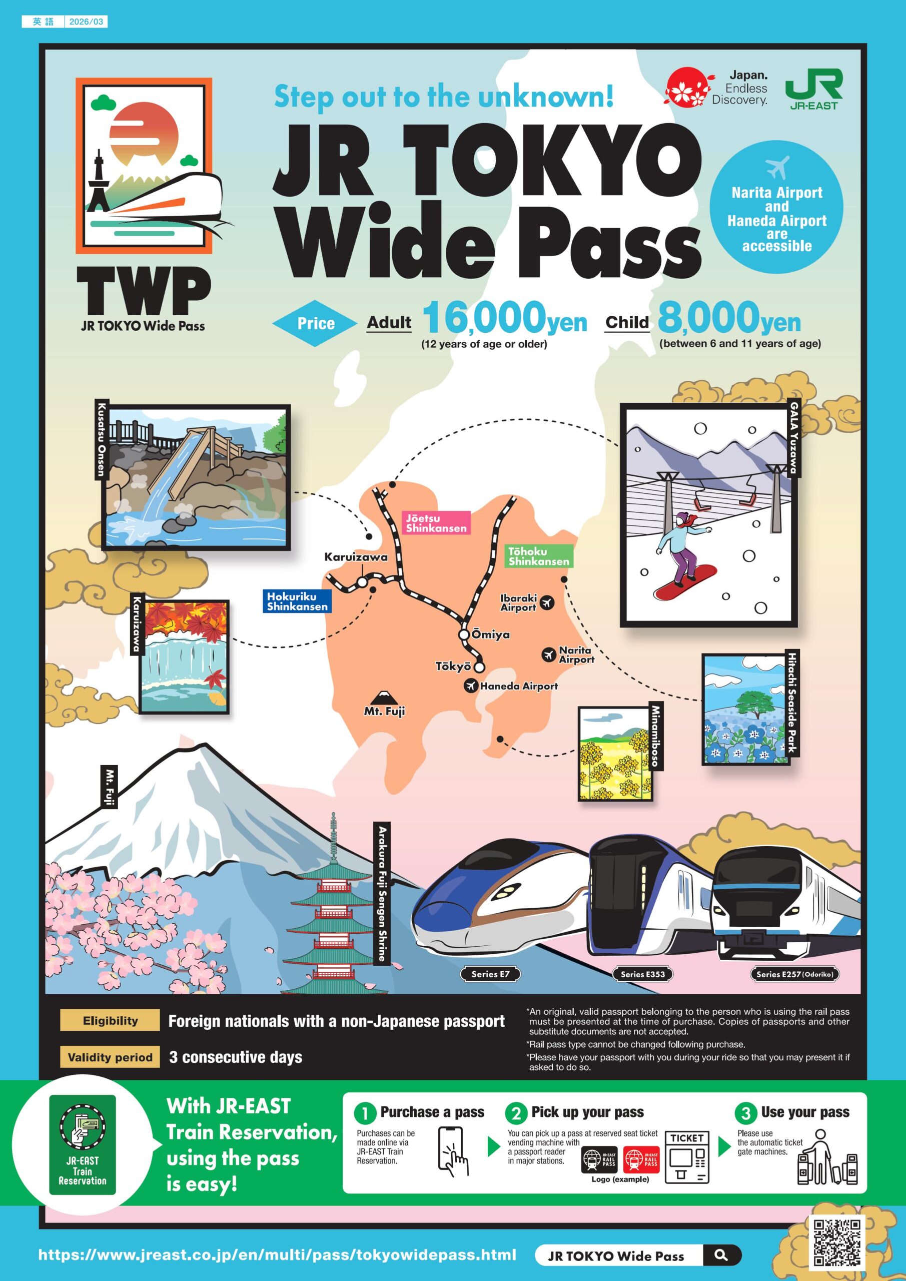 ⑬JR TOKYO Wide Pass images