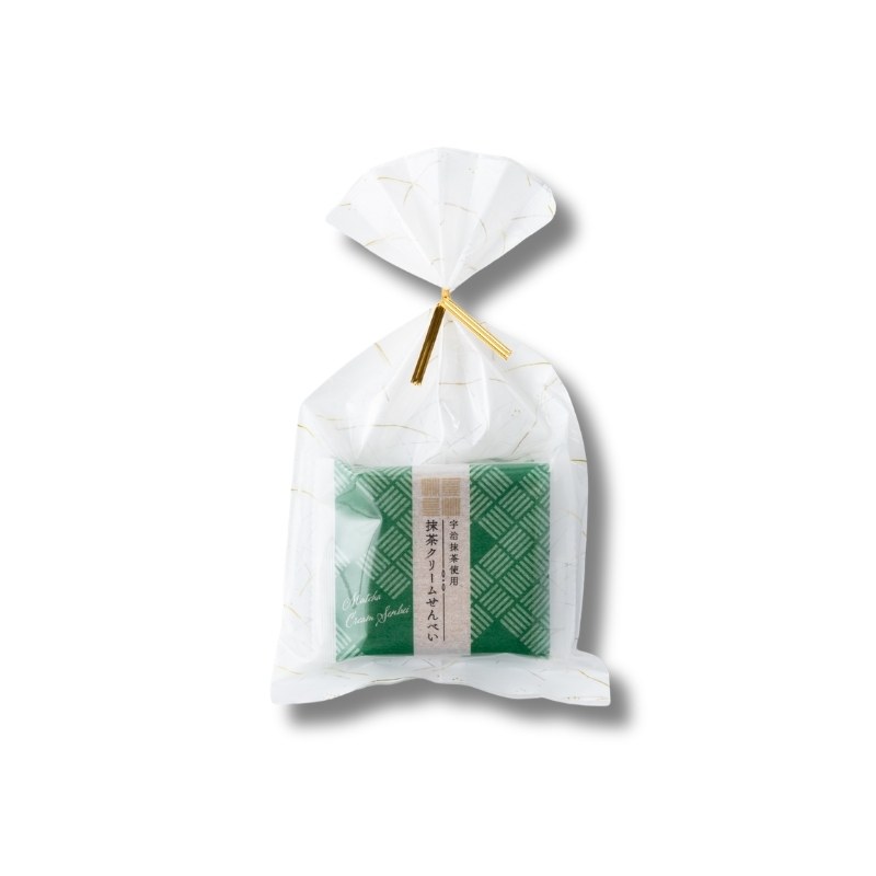 Matcha Cream Rice Crackers