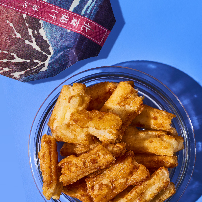 Hokusai Red Fuji Puffed Rice Crackers (Soy Sauce)