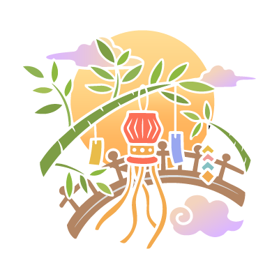 1 Sendai City Stamp [Coloured]